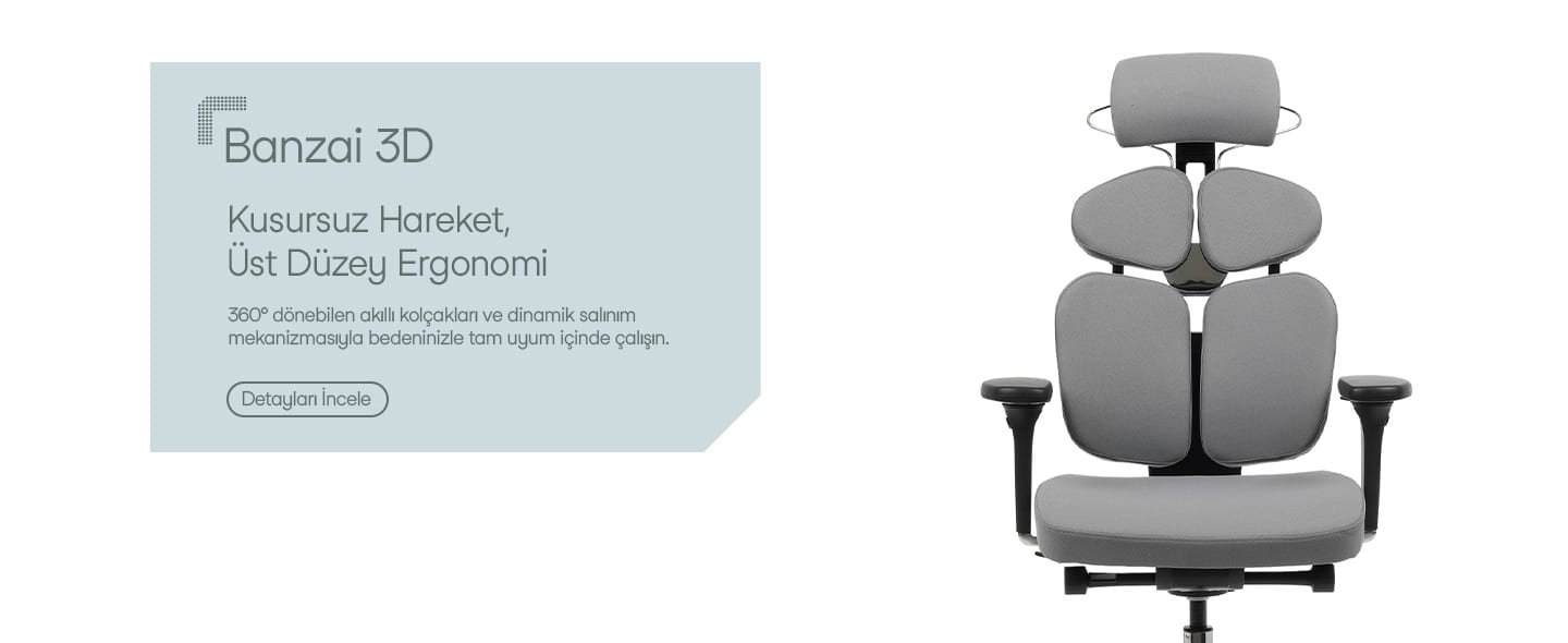 Bürosit Banzai — kusursuz hareket, üst düzey ergonomi