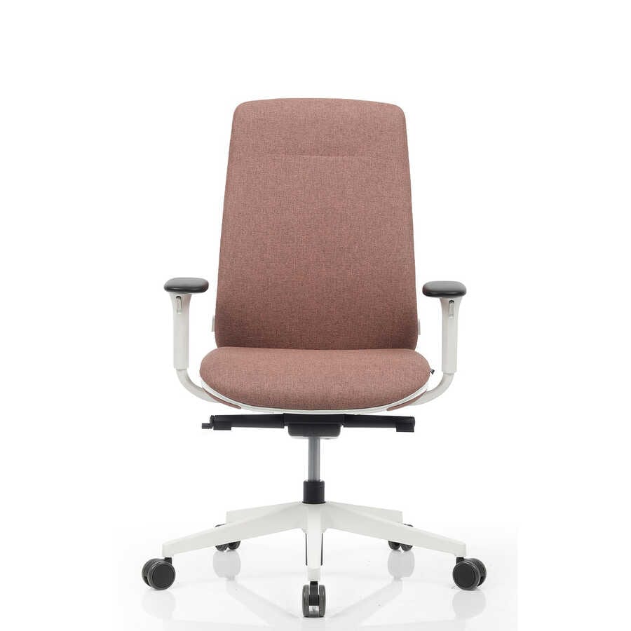 Bürosit Eman Döşemeli Beyaz Gövde (Kumaş)